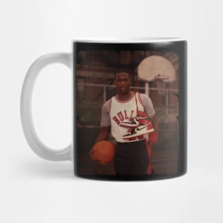 Young Michael Jordan Vintage Mug